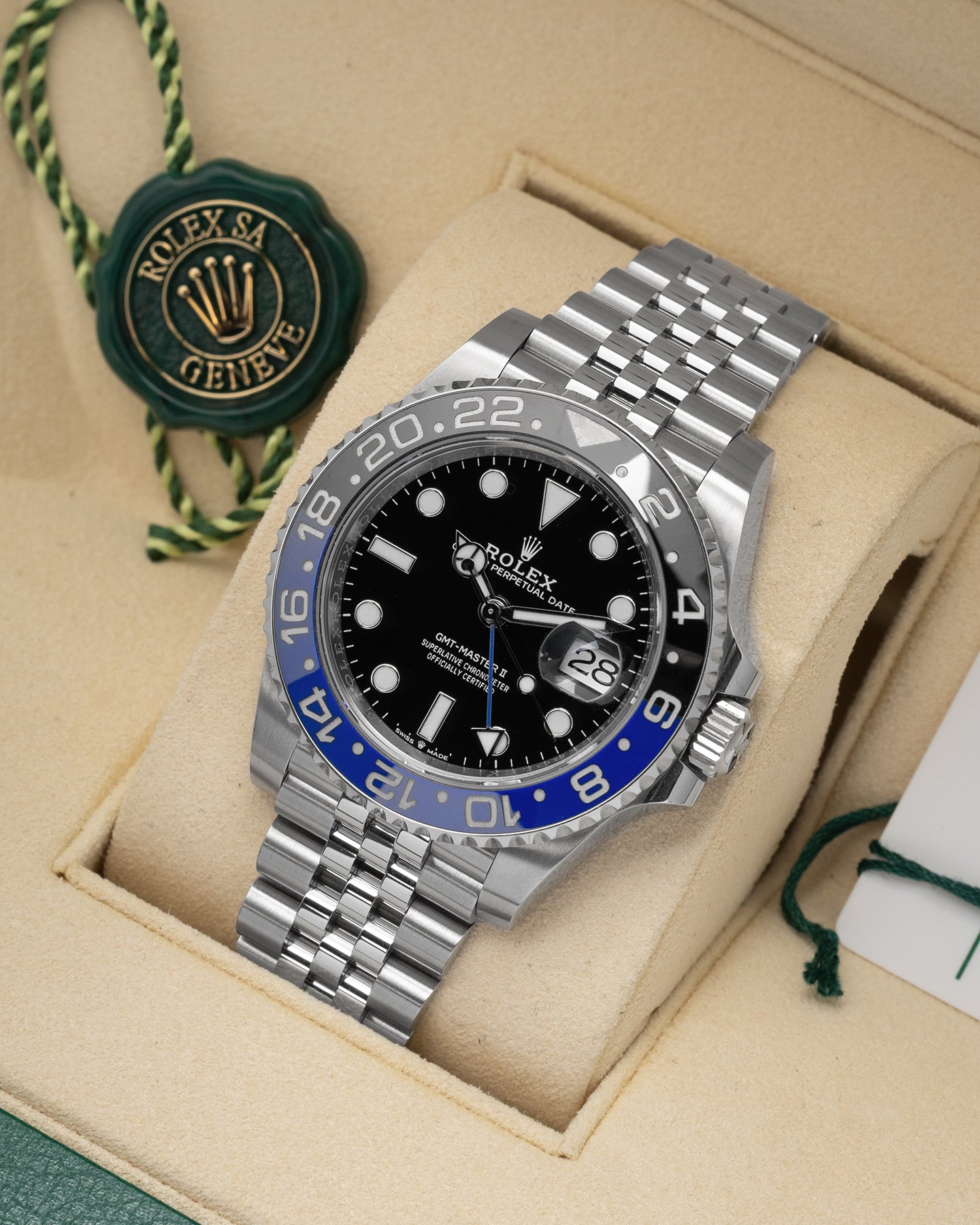 Batgirl Rolex GMT-Master II 126710BLNR | Noahs Fine Watches and Jewelry USA