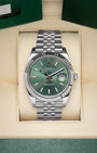 Mint Green Rolex Datejust 41 126334 | Noahs Fine Watches & Jewelry