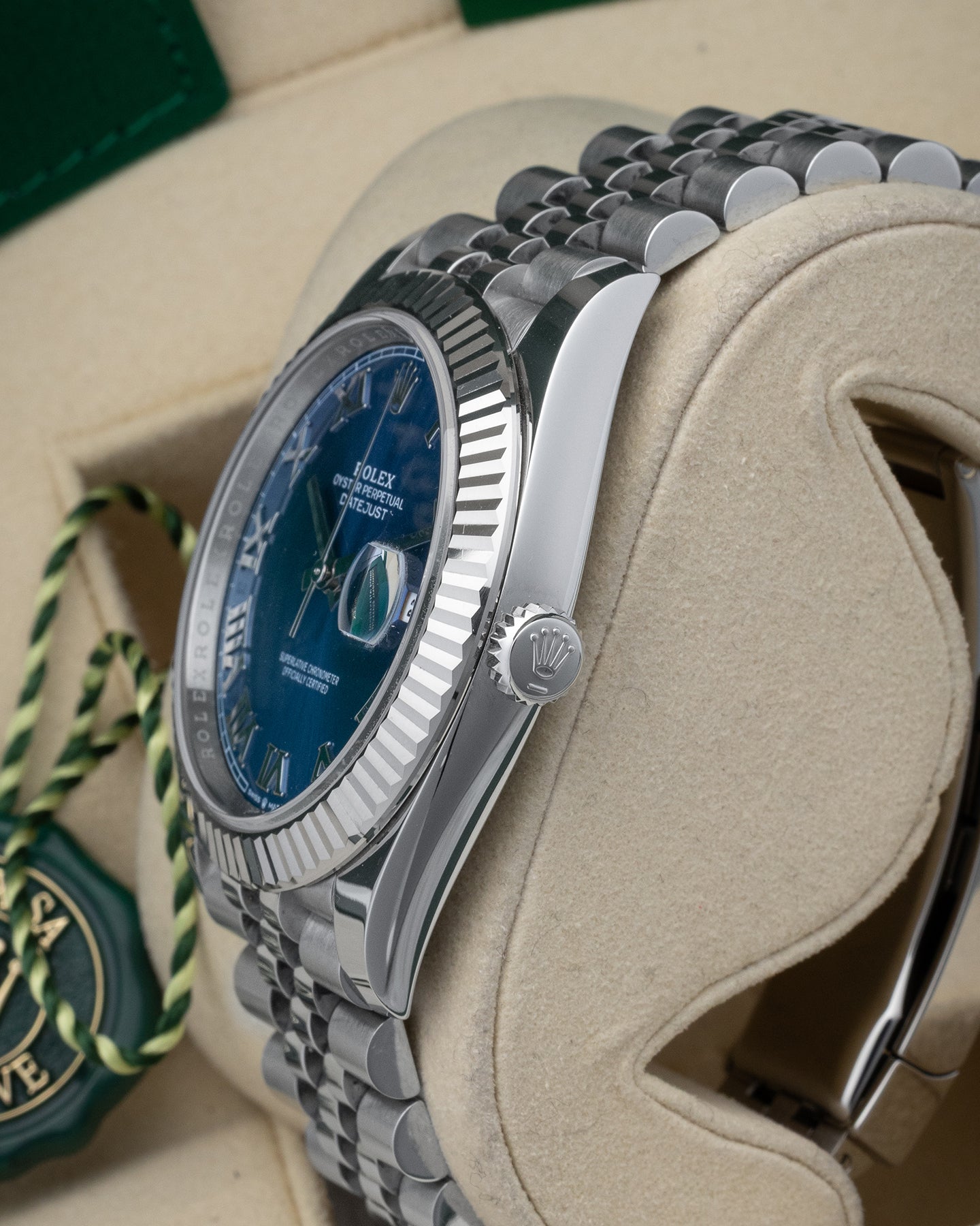 Blue Datejust 126334 Rolex Watch | Noah's Fine Watches and Jewelry Dallas