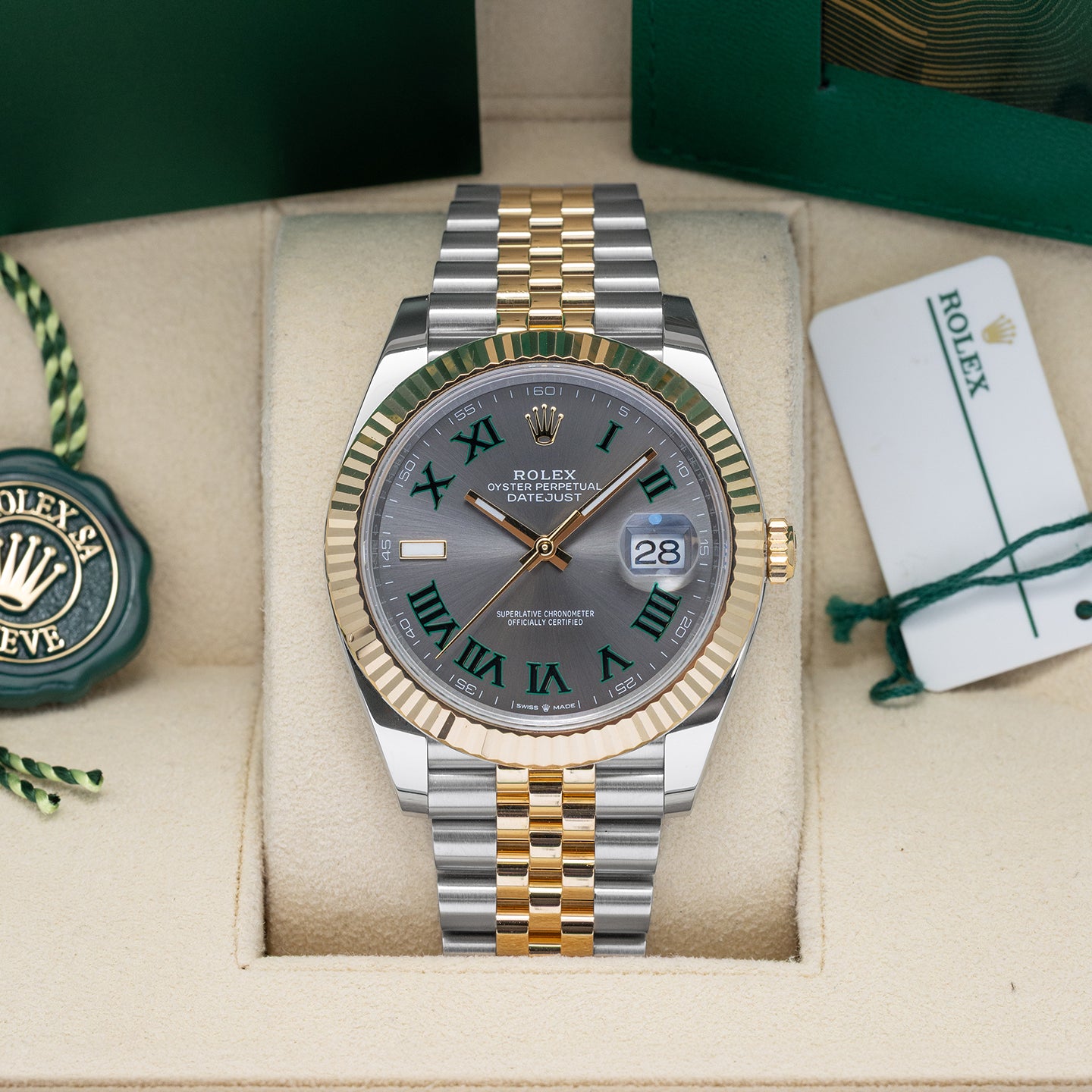 Rolex Datejust 41 Wimbledon 126333 | Noahs Fine Watches and Jewelry TX