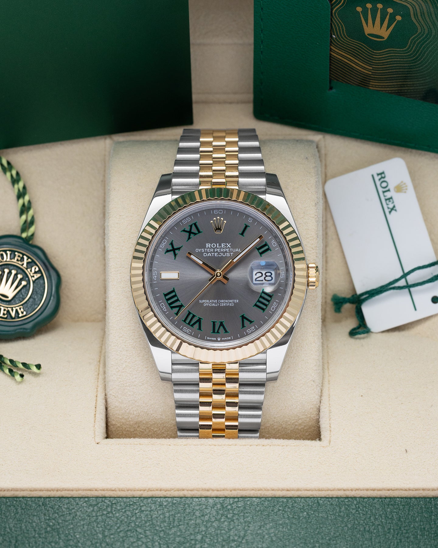 Rolex Datejust 41 Wimbledon 126333 | Noahs Fine Watches and Jewelry TX
