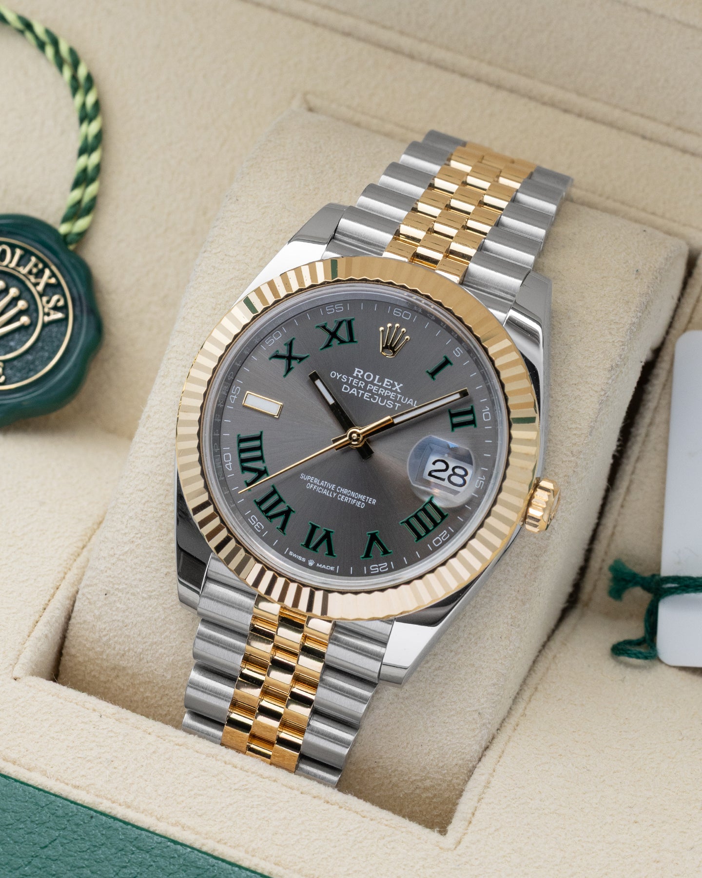 Rolex Datejust 41 Wimbledon 126333 | Noahs Fine Watches and Jewelry TX