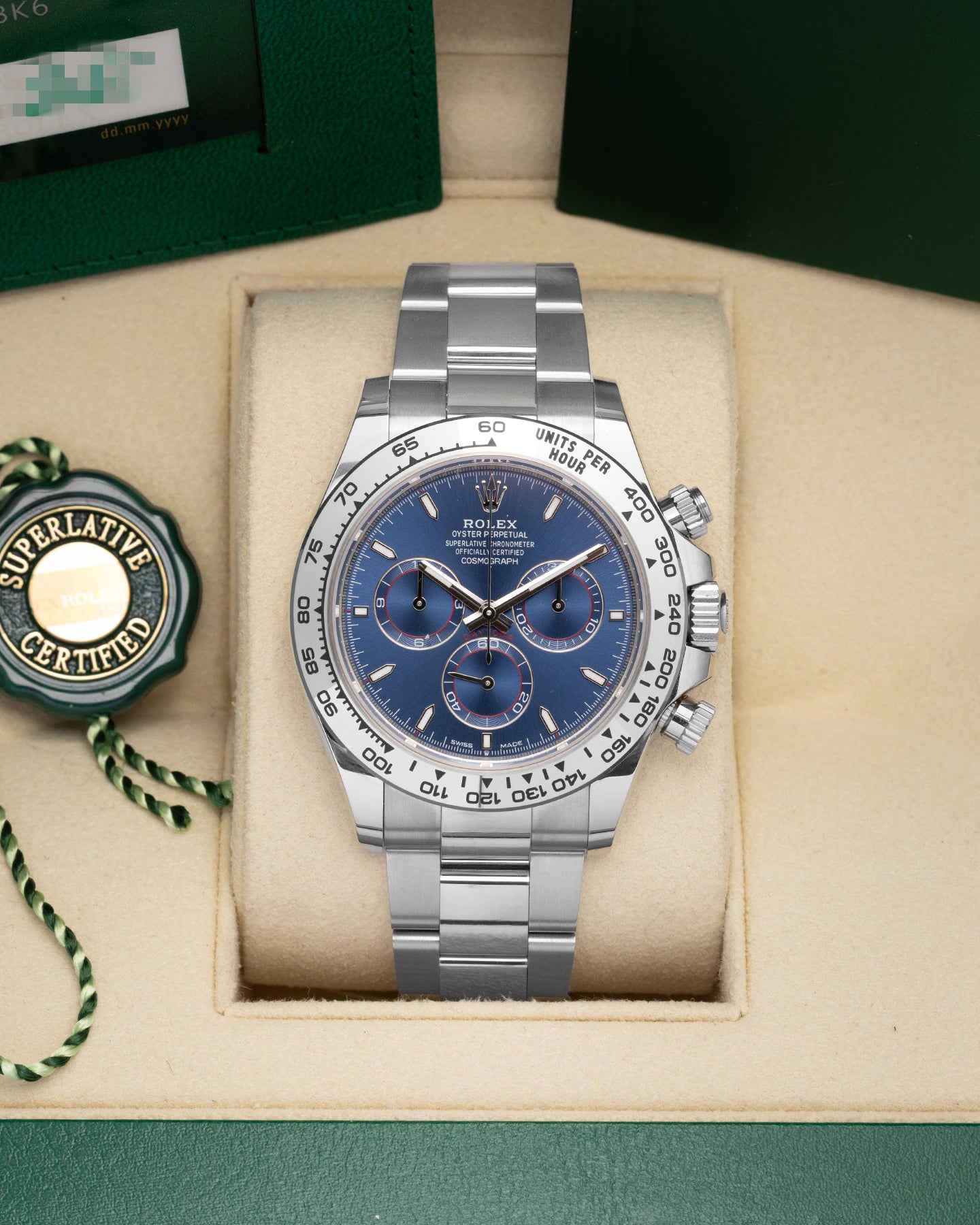 Blue Rolex Cosmograph Daytona 126509 | Noahs Fine Watches & Jewelry TX