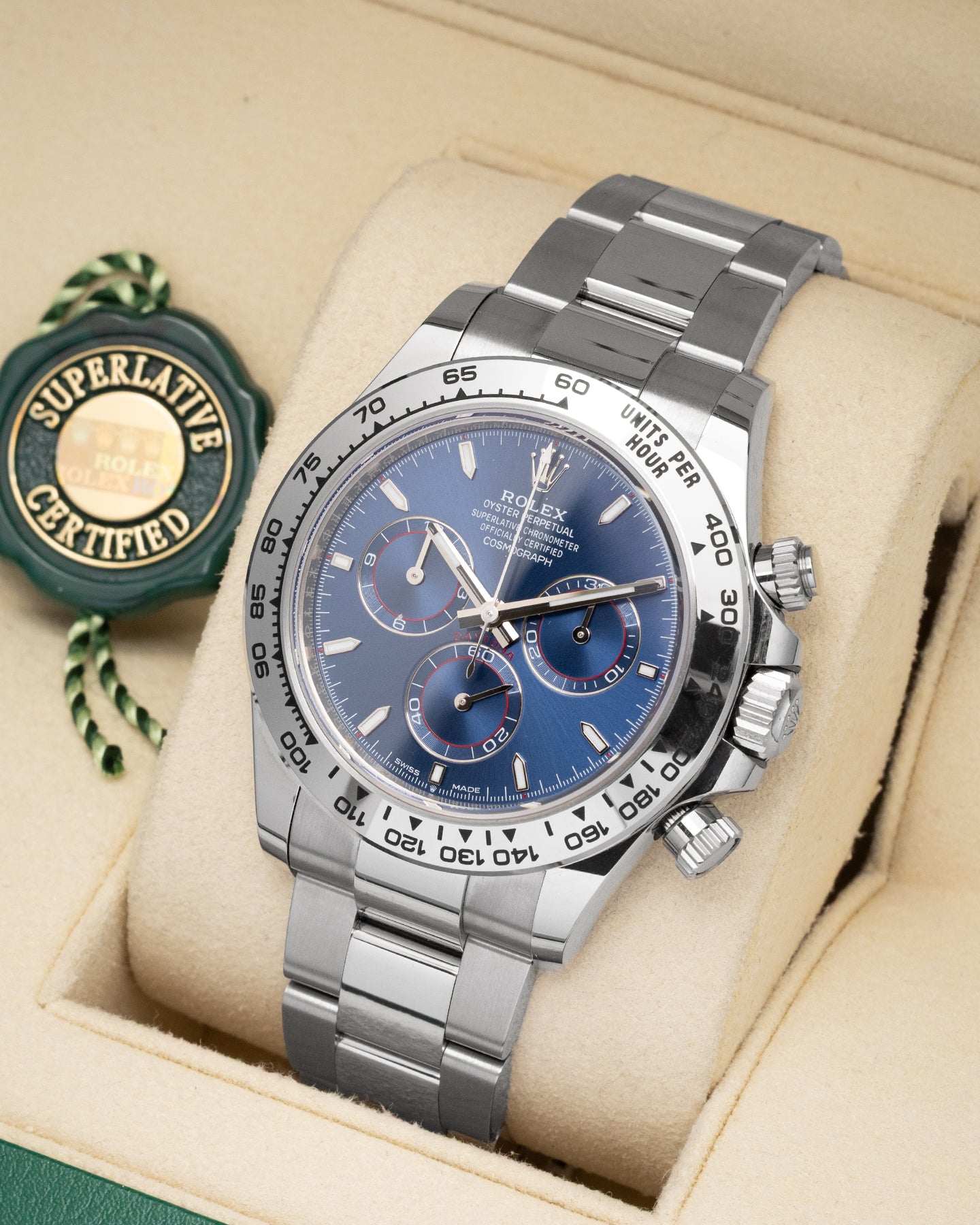 Blue Rolex Cosmograph Daytona 126509 | Noahs Fine Watches & Jewelry TX