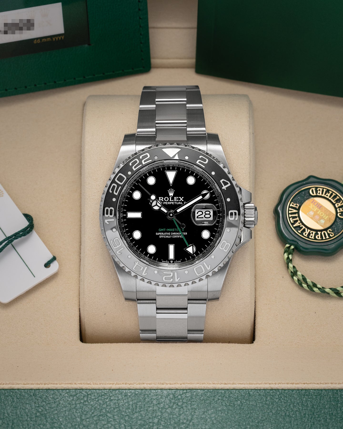 Bruce Wayne Rolex GMT-Master II 126710GRNR | Noahs Fine Jewelry & Watches TX
