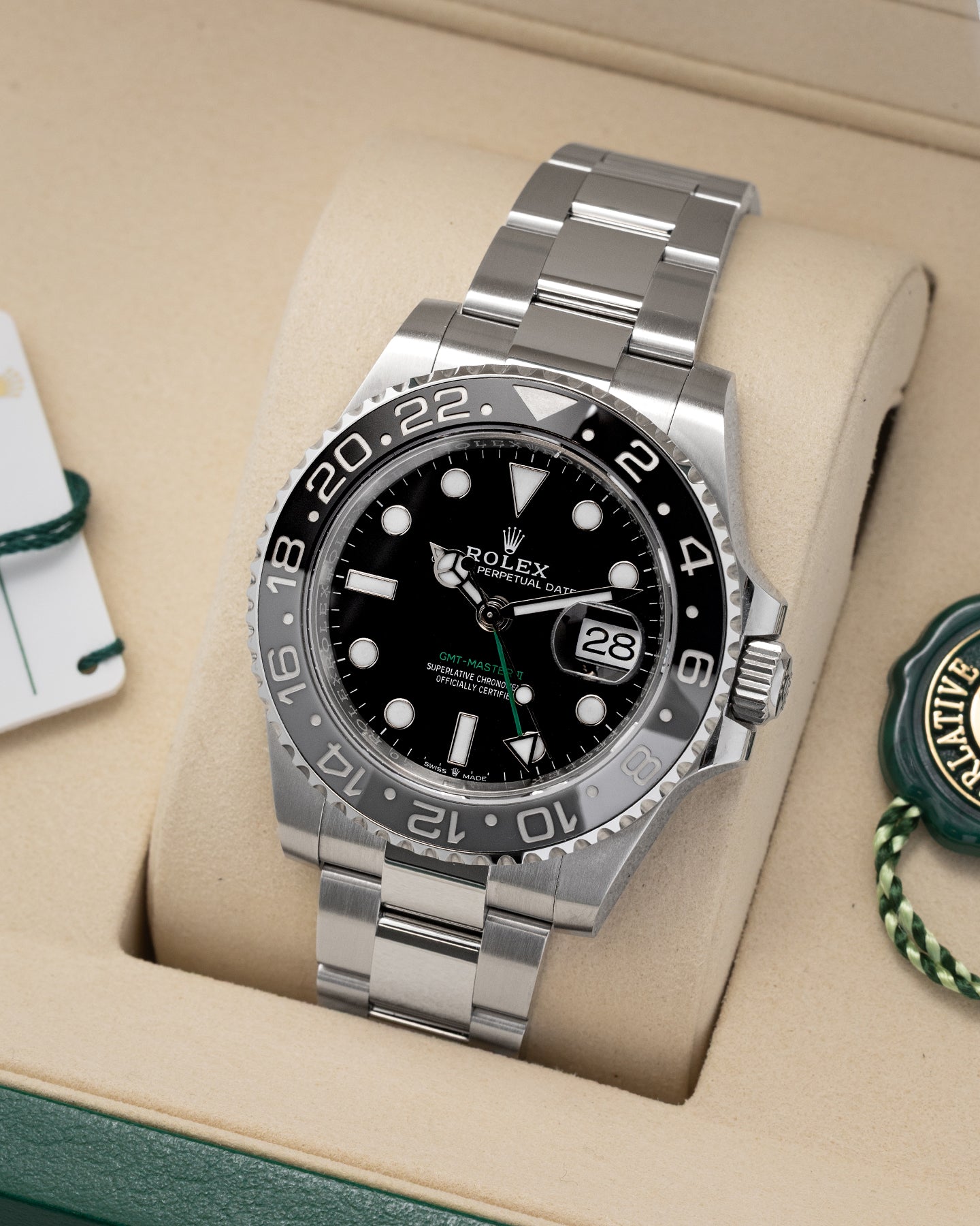 Bruce Wayne Rolex GMT-Master II 126710GRNR | Noahs Fine Jewelry & Watches TX