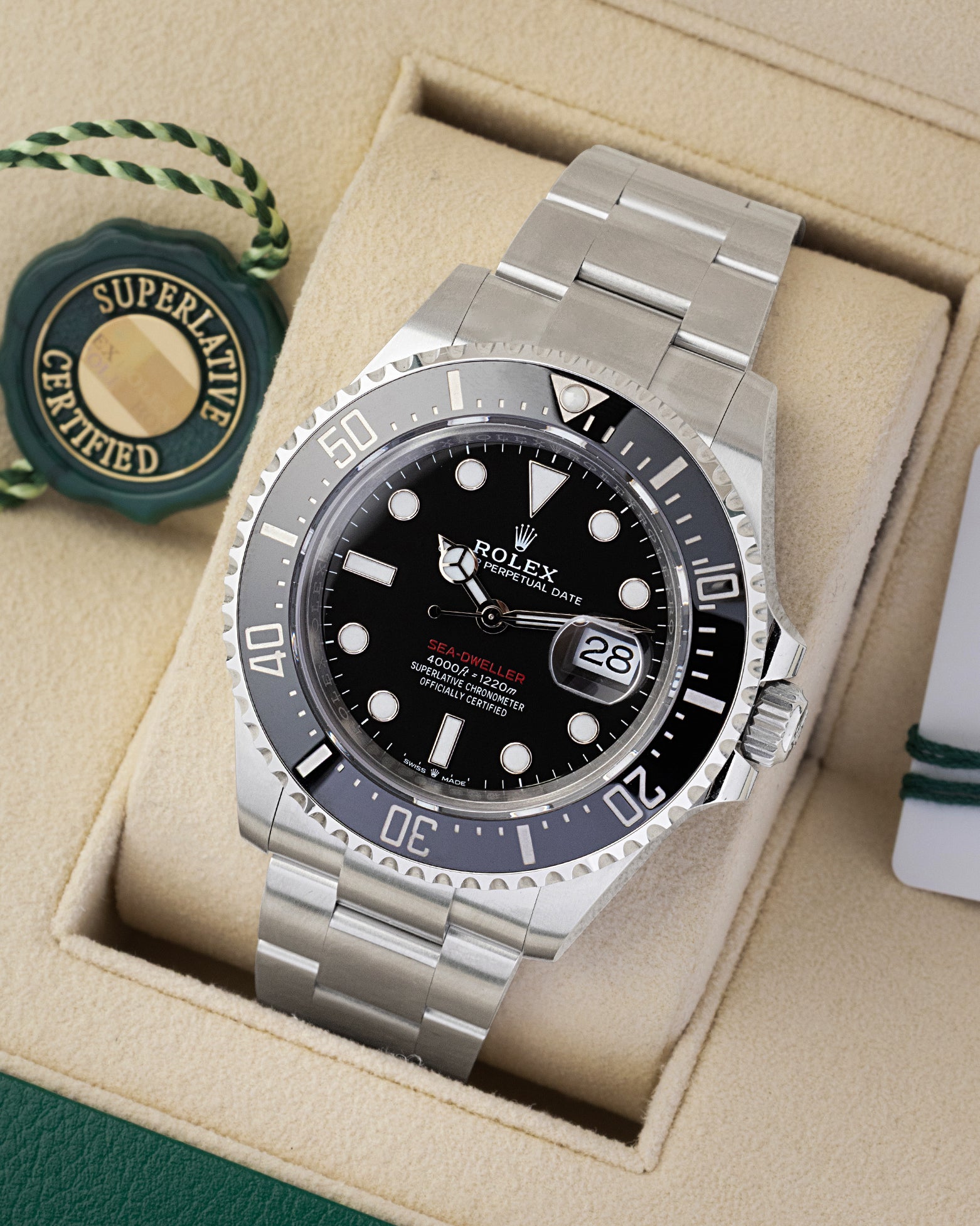 black dial Rolex Sea-Dweller SD43 126600 | Noah's Fine Watches & Jewelry Dallas