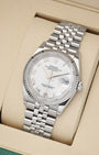 White Roman Rolex Datejust 36 126234 | Noahs Fine Watches & Jewelry TX