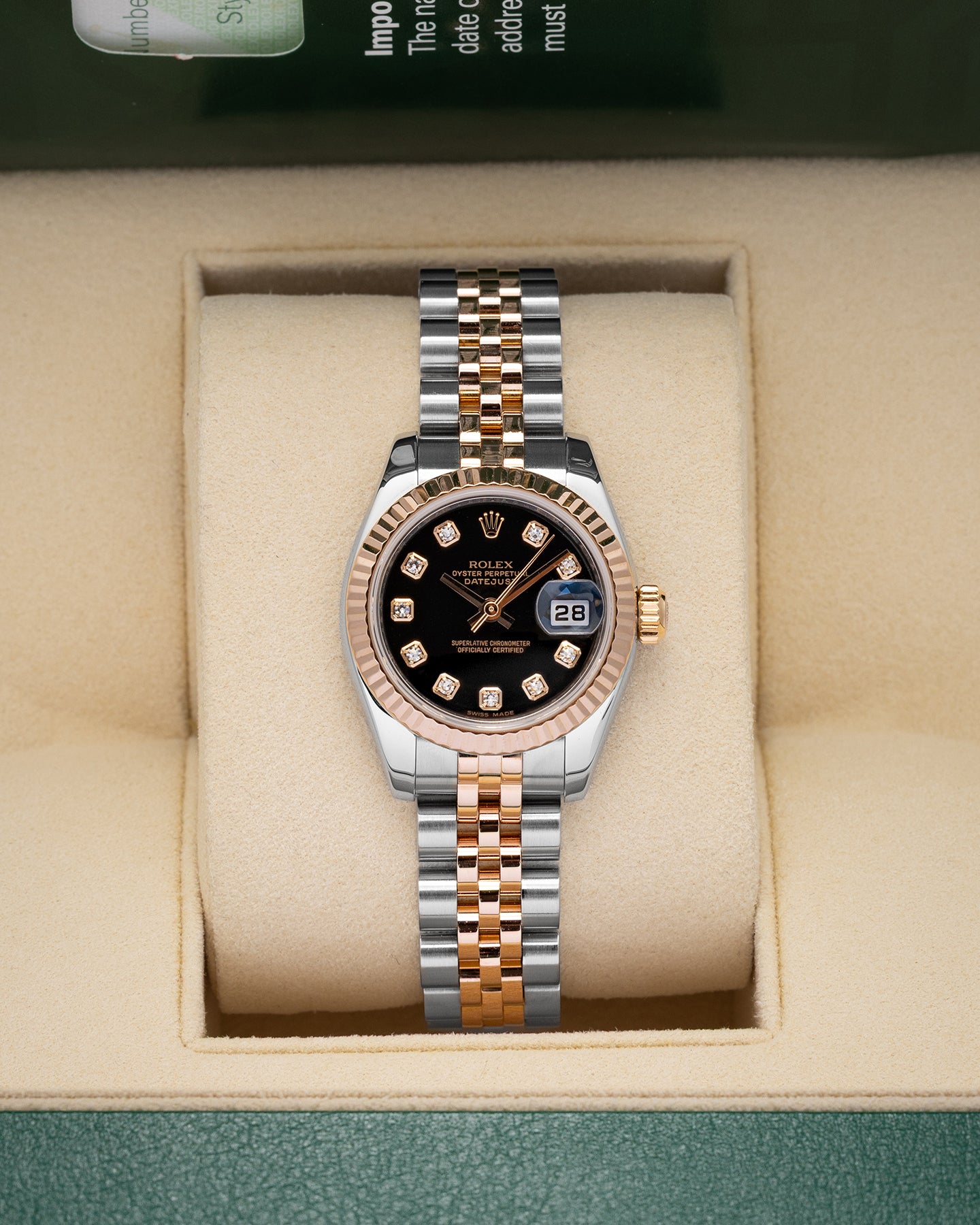 Two Tone Rose Gold Rolex Datejust 179171 | Noahs Fine Watches and Jewelry