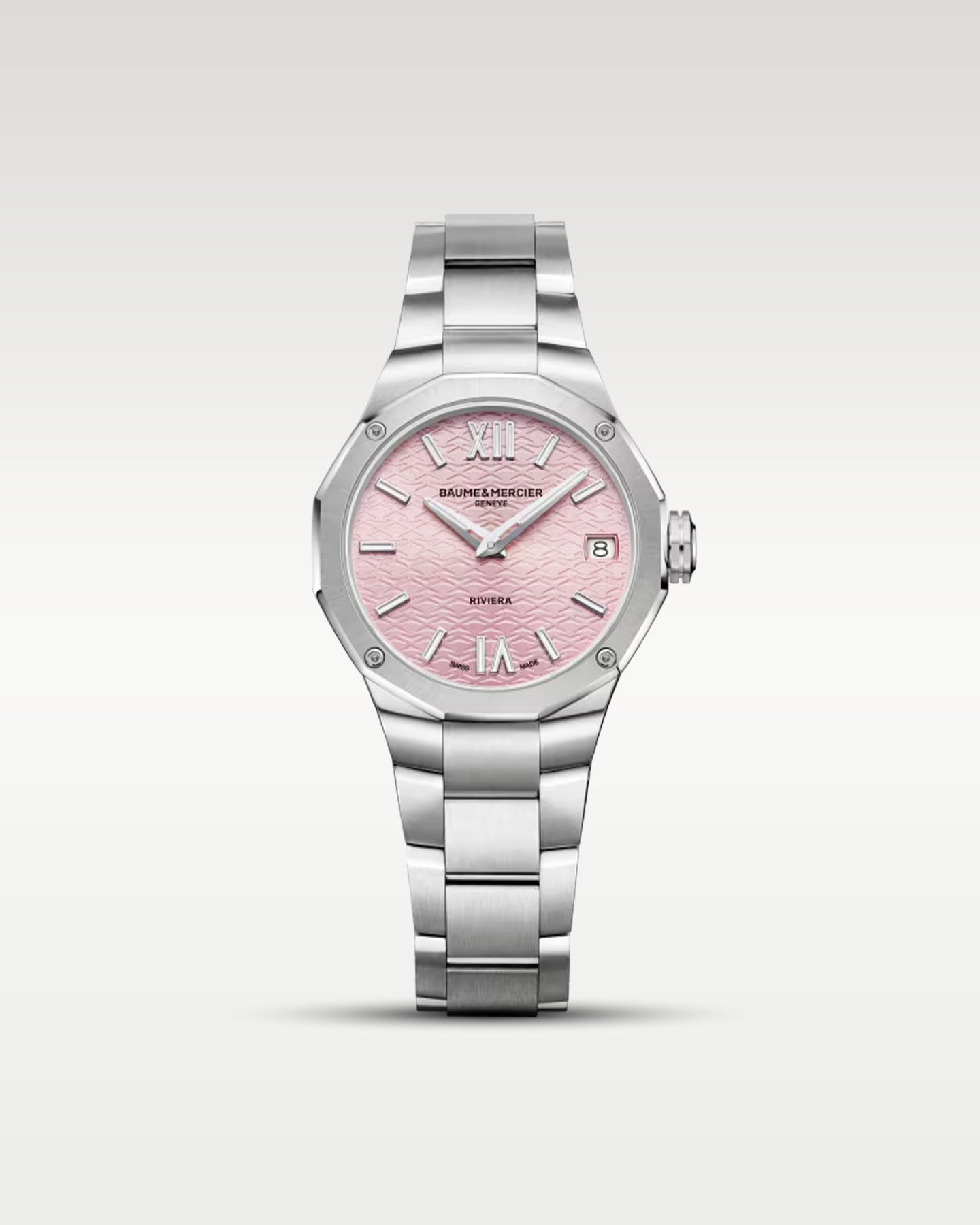 Pink Baume & Mercier Riviera 10812 | Noah's Fine Watches & Jewelry DFW