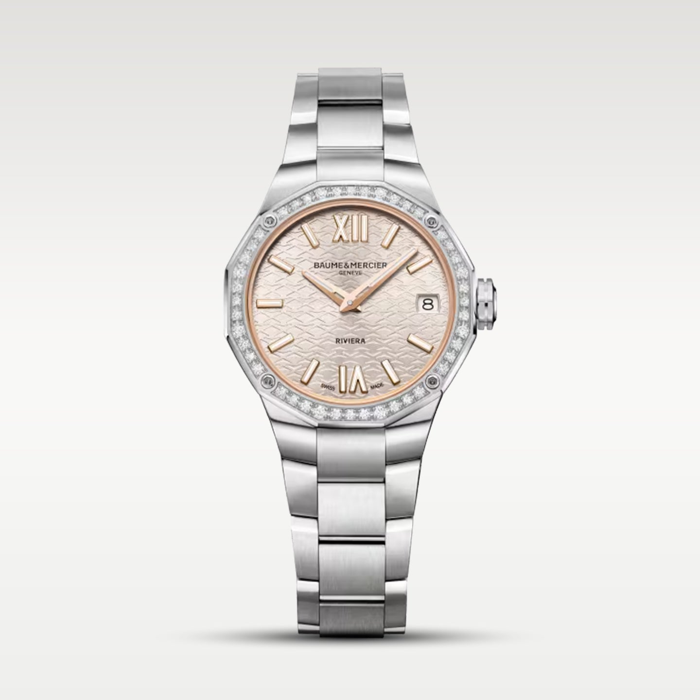 Diamond Bezel Baume & Mercier Riviera 10796 | Noah's Fine Watches & Jewelry