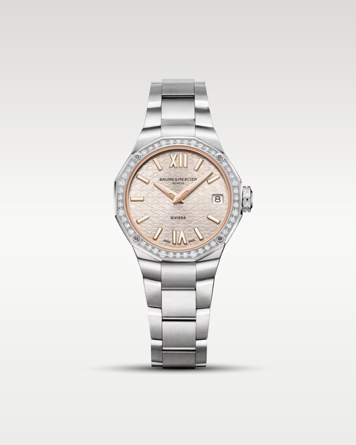 Diamond Bezel Baume & Mercier Riviera 10796 | Noah's Fine Watches & Jewelry