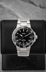 black dial Oris Aquis Date 01 733 7789 4154 | Noah's Fine Watches Dallas