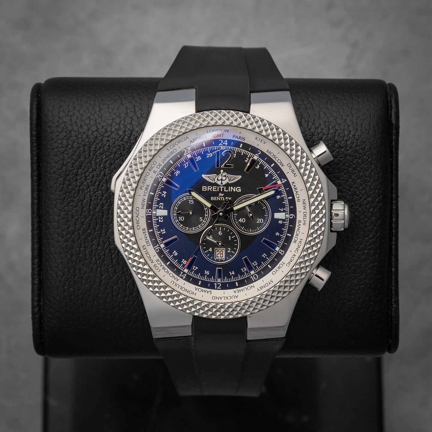 Breitling Bentley GMT Chronograph A47362 | Noahs Fine Watches Dallas