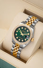 Aftermarket Diamond Rolex Datejust 178273 | Noahs Fine Watches and Jewelry