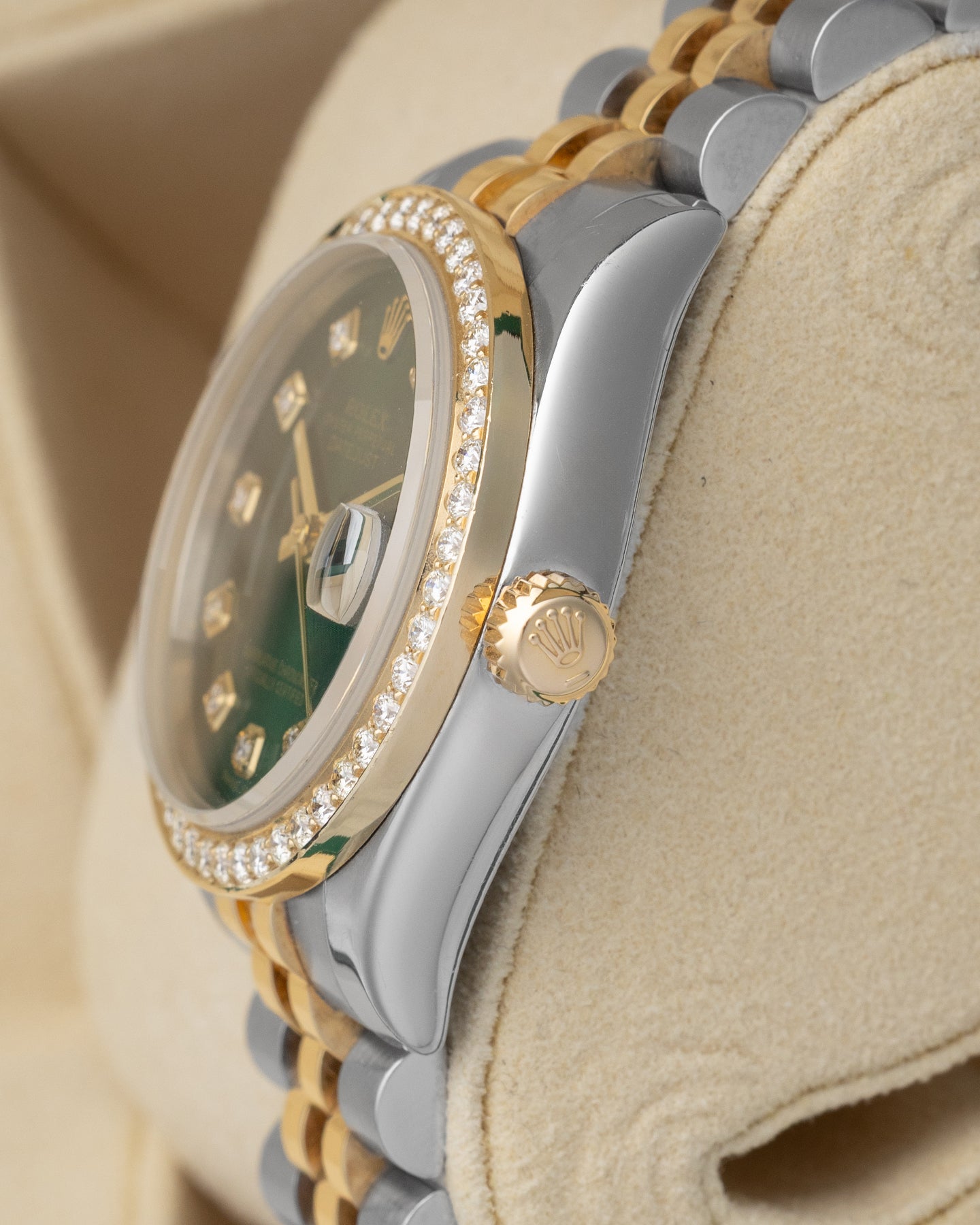 Aftermarket Diamond Rolex Datejust 178273 | Noahs Fine Watches and Jewelry