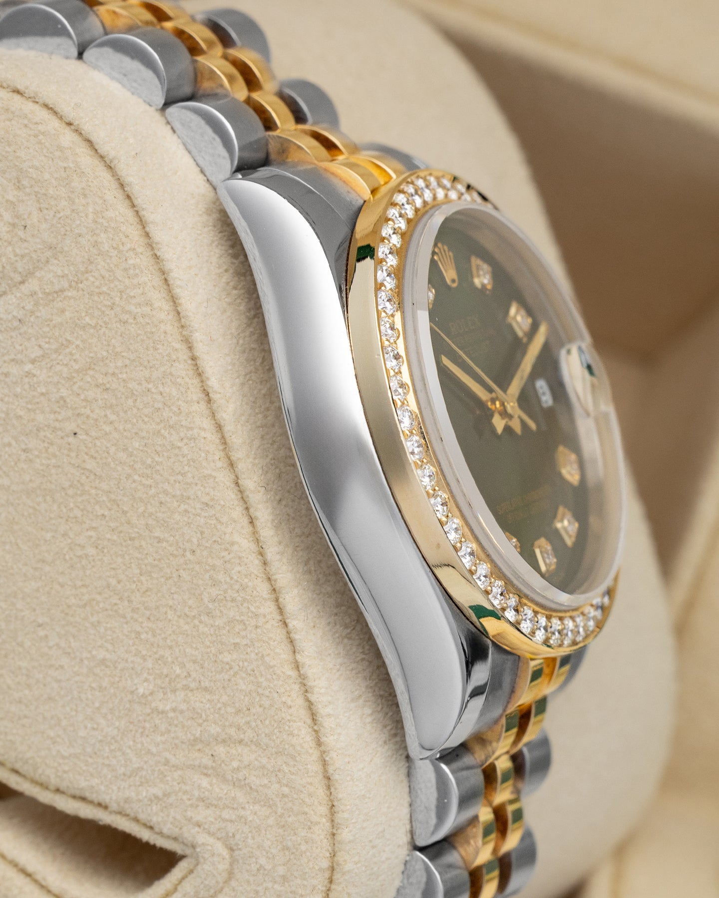 Aftermarket Diamond Rolex Datejust 178273 | Noahs Fine Watches and Jewelry