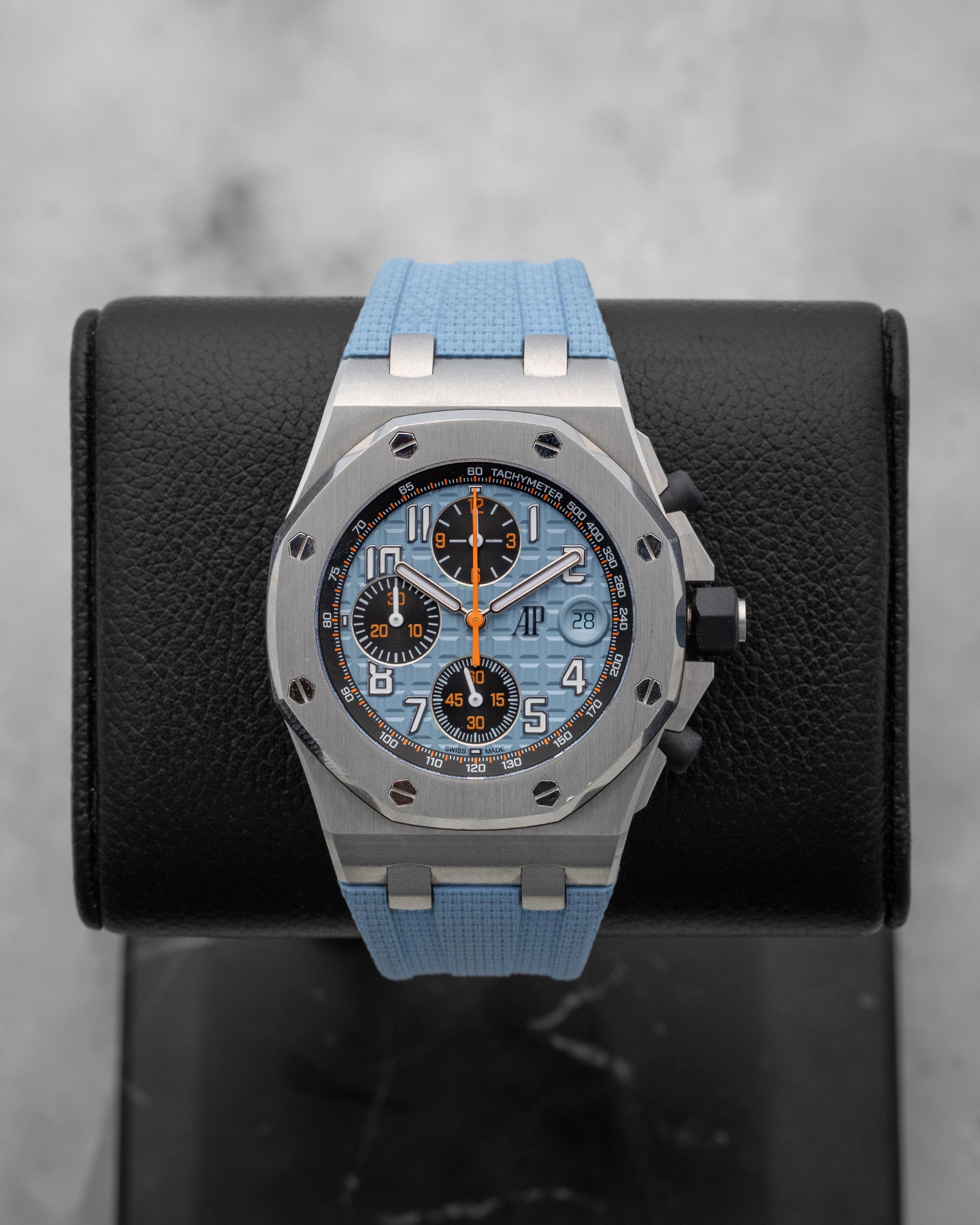 Light Blue AP Royal Oak Offshore 26238ST.OO.A340CA.01 | Noah's Fine Watches & Jewelry