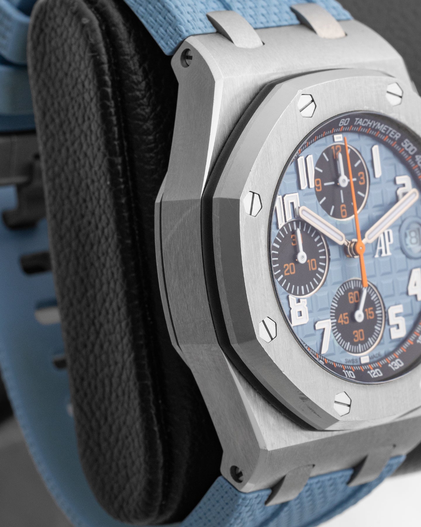 Light Blue AP Royal Oak Offshore 26238ST.OO.A340CA.01 | Noah's Fine Watches & Jewelry