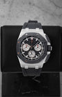 Preowned 2023 Audemars Piguet Royal Oak Offshore 26420SO 43mm steel watch with black ceramic bezel and rubber strap at Noah's Fine Watches Dallas