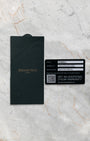 Official 2023 Audemars Piguet guarantee warranty card and black leather holder for Royal Oak Offshore 26420SO