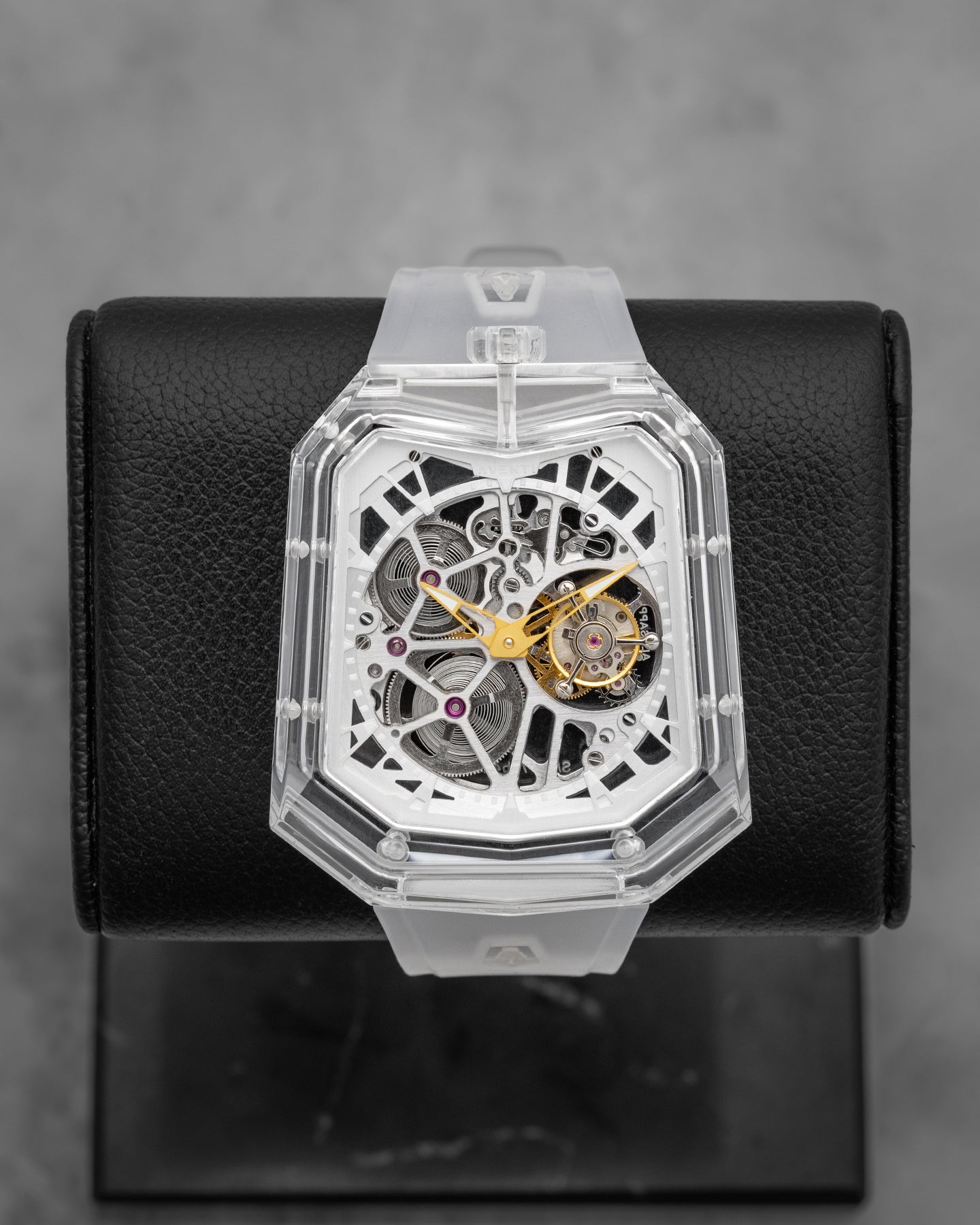 Aventi Pure Sapphire Crystal Tourbillon A11-01 | Noah's Fine Watches Dallas, Texas