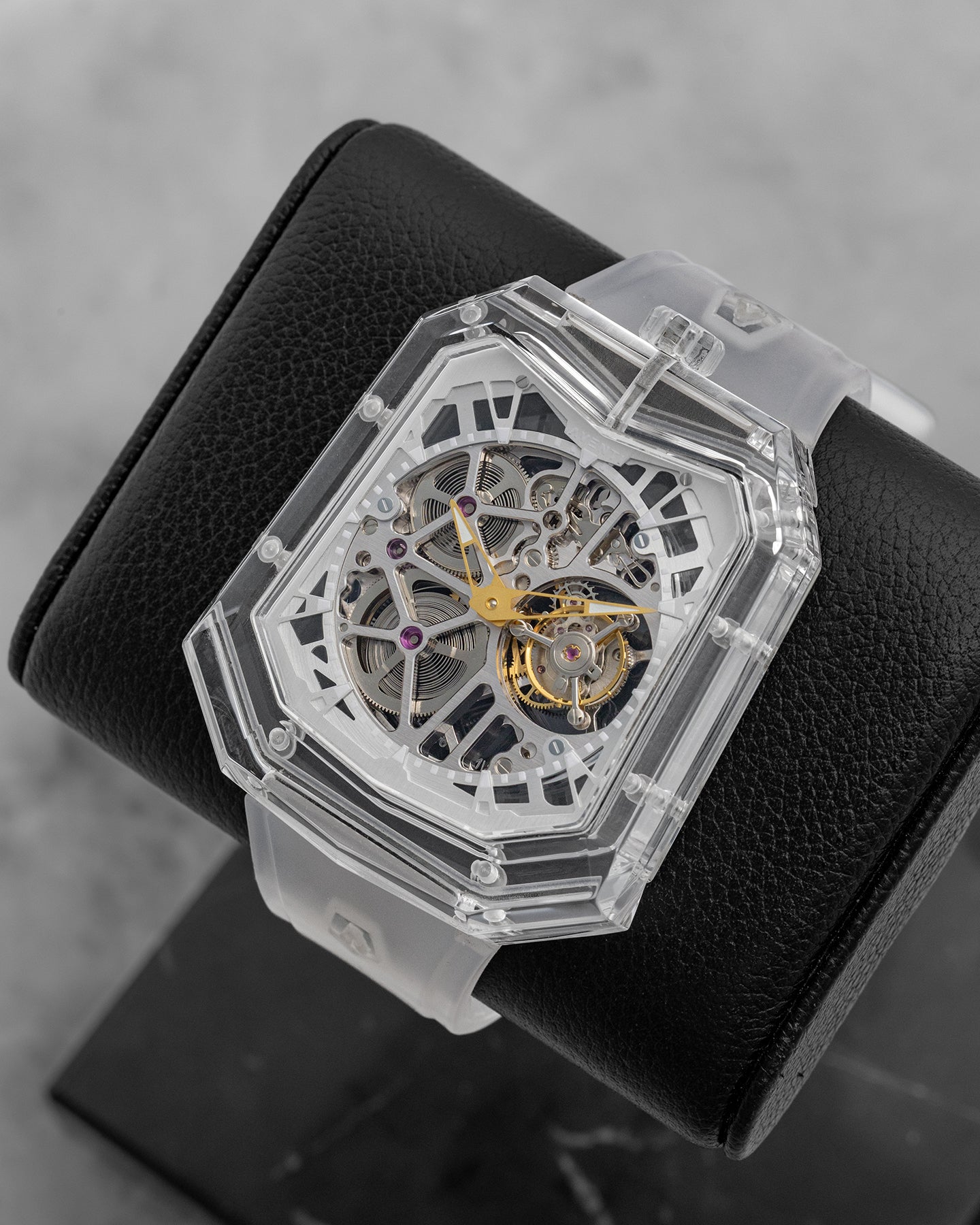 Aventi Pure Sapphire Crystal Tourbillon A11-01 | Noah's Fine Watches Dallas, Texas