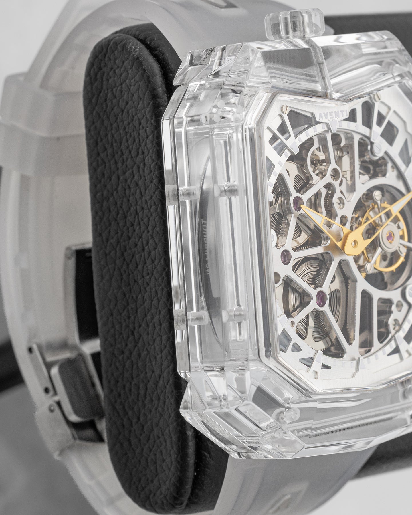 Aventi Pure Sapphire Crystal Tourbillon A11-01 | Noah's Fine Watches Dallas, Texas