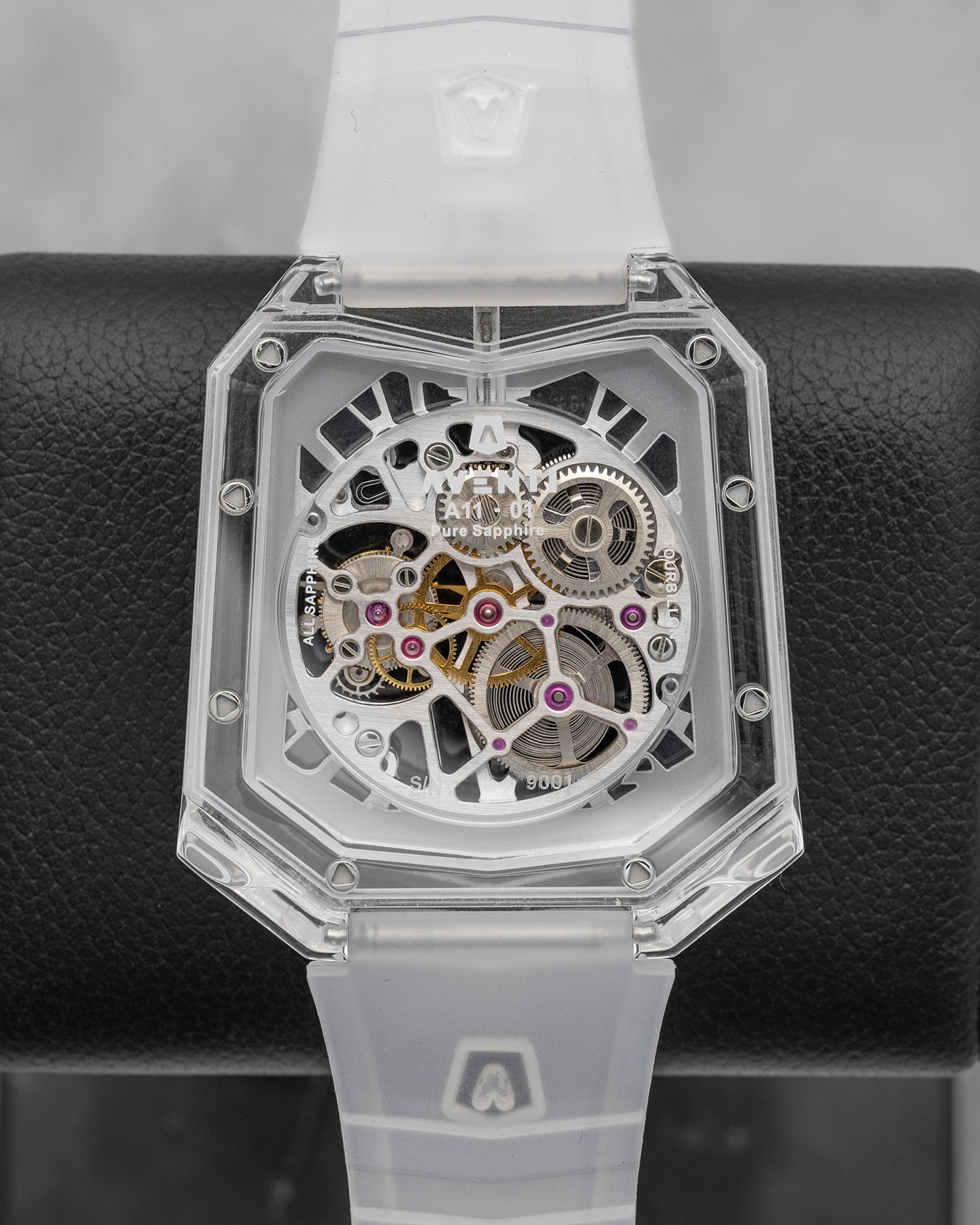 Aventi Pure Sapphire Crystal Tourbillon A11-01 | Noah's Fine Watches Dallas, Texas