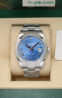 Azzuro Blue Rolex Datejust 41 126300 | Noahs fine Watches & Jewelry