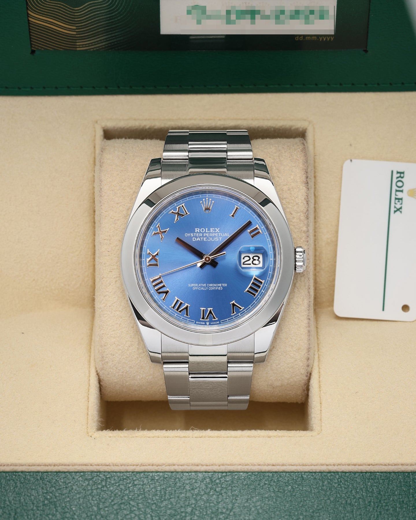 Azzuro Blue Rolex Datejust 41 126300 | Noahs fine Watches & Jewelry