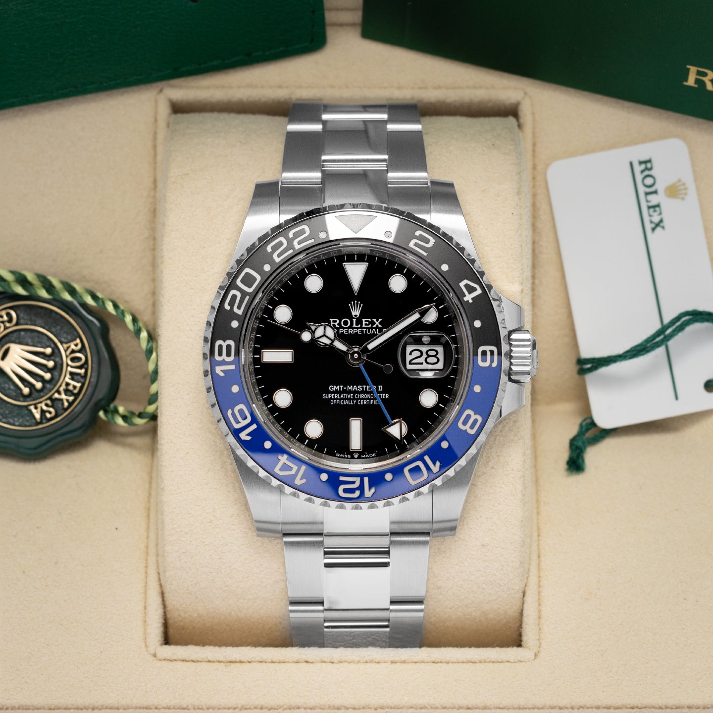Batman Rolex GMT-Master II 126710BLNR | Noahs Fine Jewelry & Watches TX