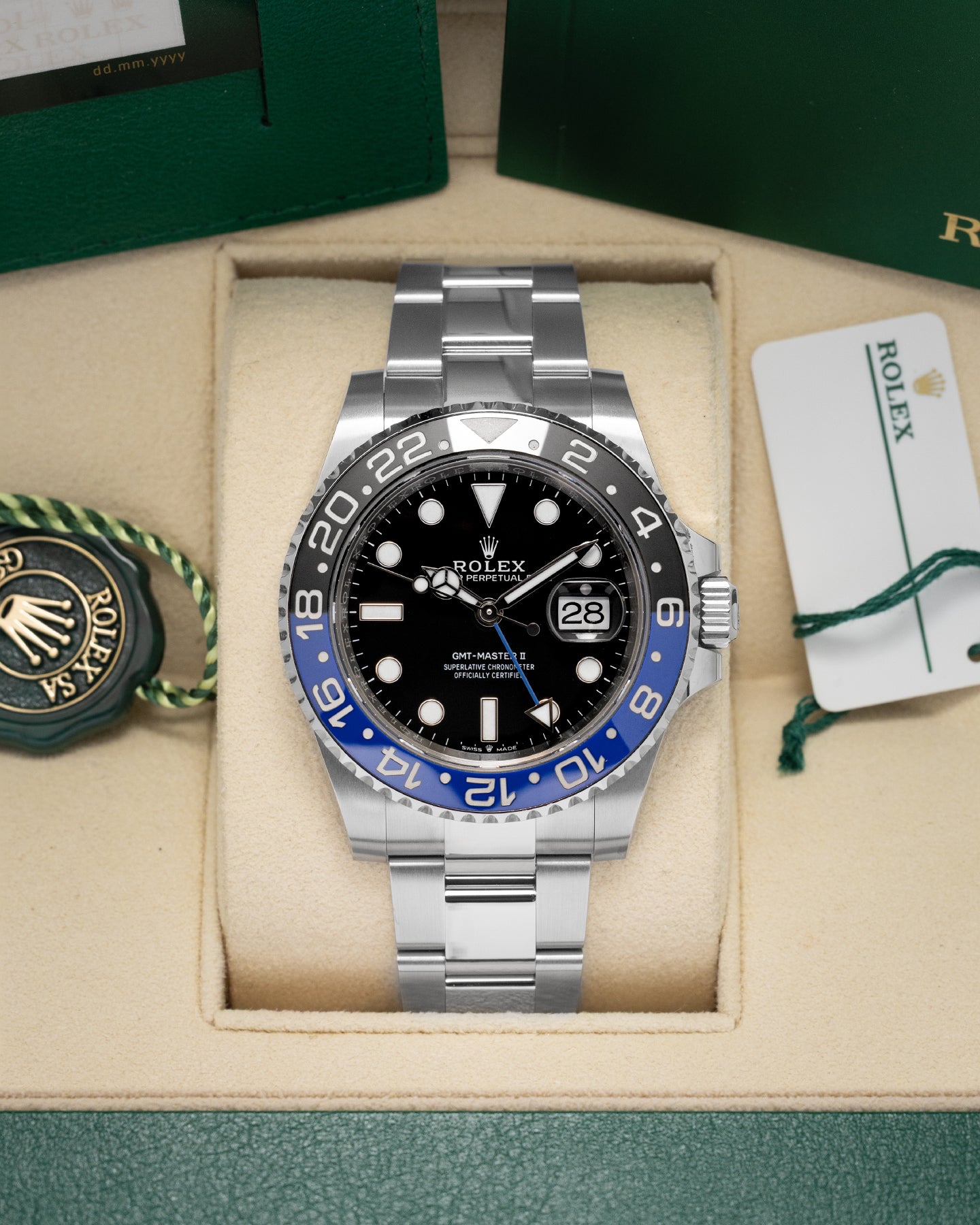 Batman Rolex GMT-Master II 126710BLNR | Noahs Fine Jewelry & Watches TX