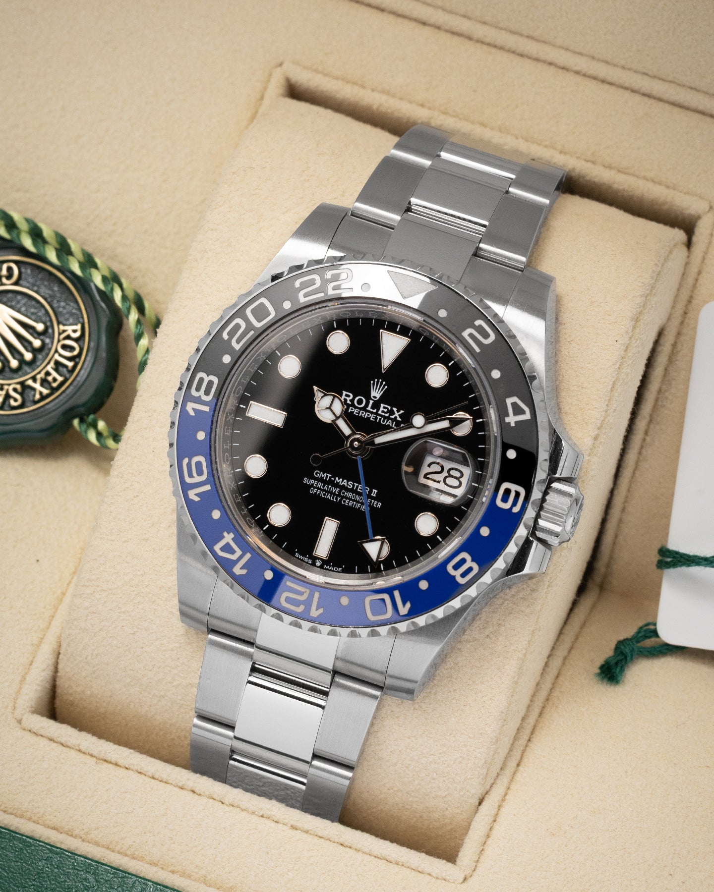 Batman Rolex GMT-Master II 126710BLNR | Noahs Fine Jewelry & Watches TX