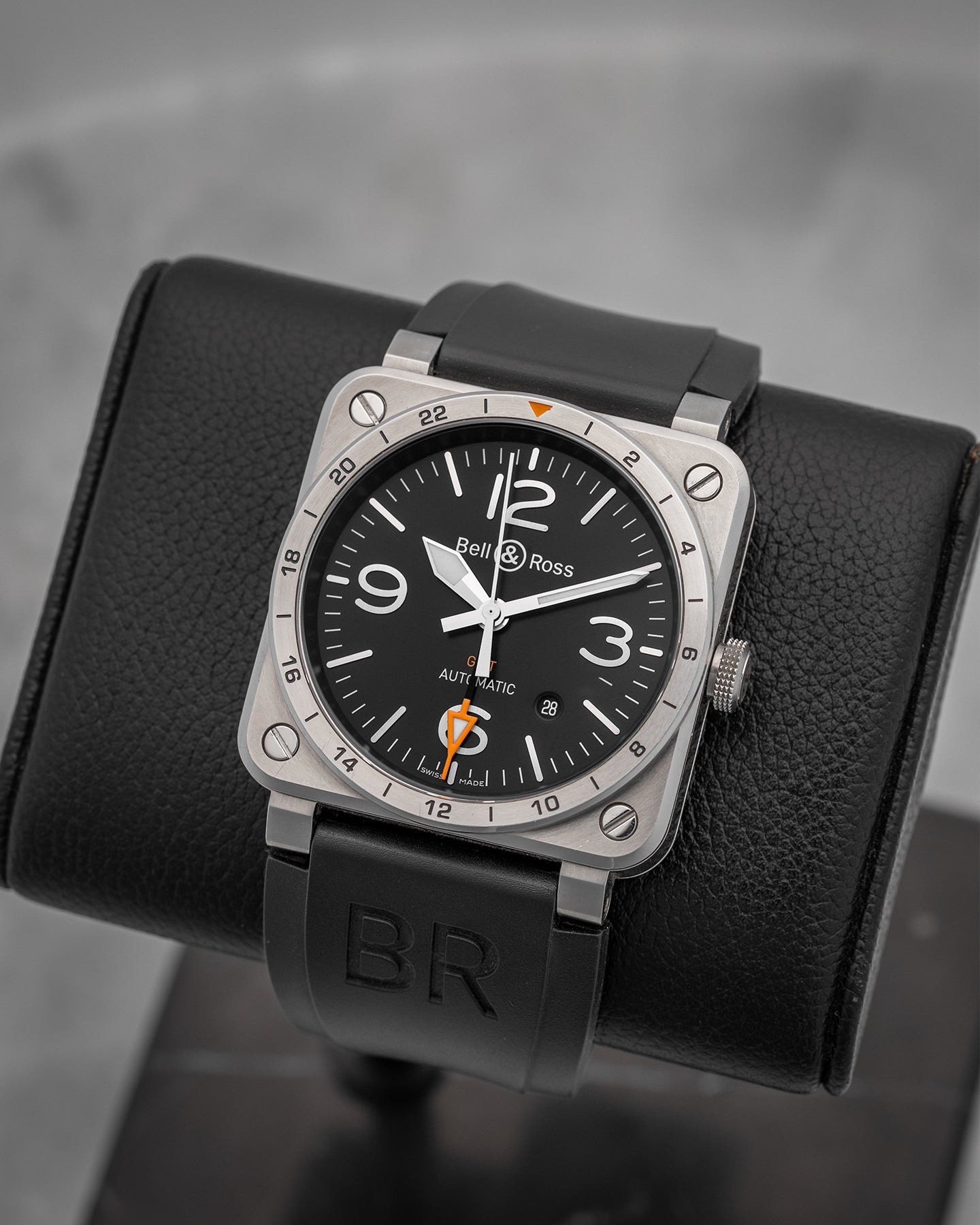 Steel B&R GMT BR03-93 Watch | Noah's Fine Watches and Jewelry Dallas