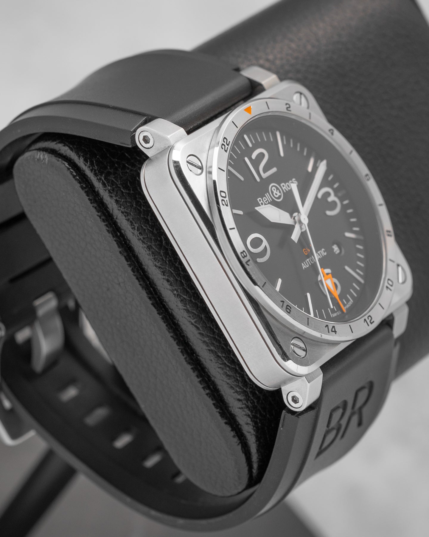 Steel B&R GMT BR03-93 Watch | Noah's Fine Watches and Jewelry Dallas