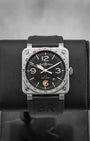 Steel B&R GMT BR03-93 Watch | Noah's Fine Watches and Jewelry Dallas