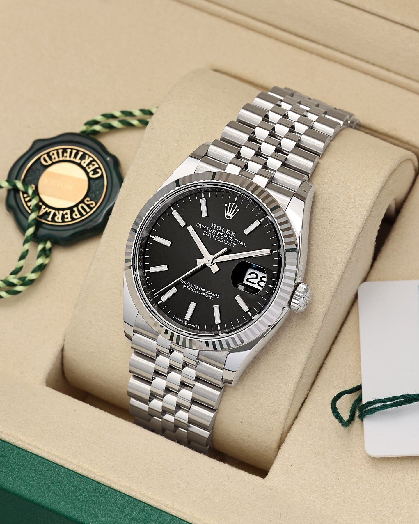 Rolex Datejust 36 Black 126234 – Noah's Fine Watches & Jewelry