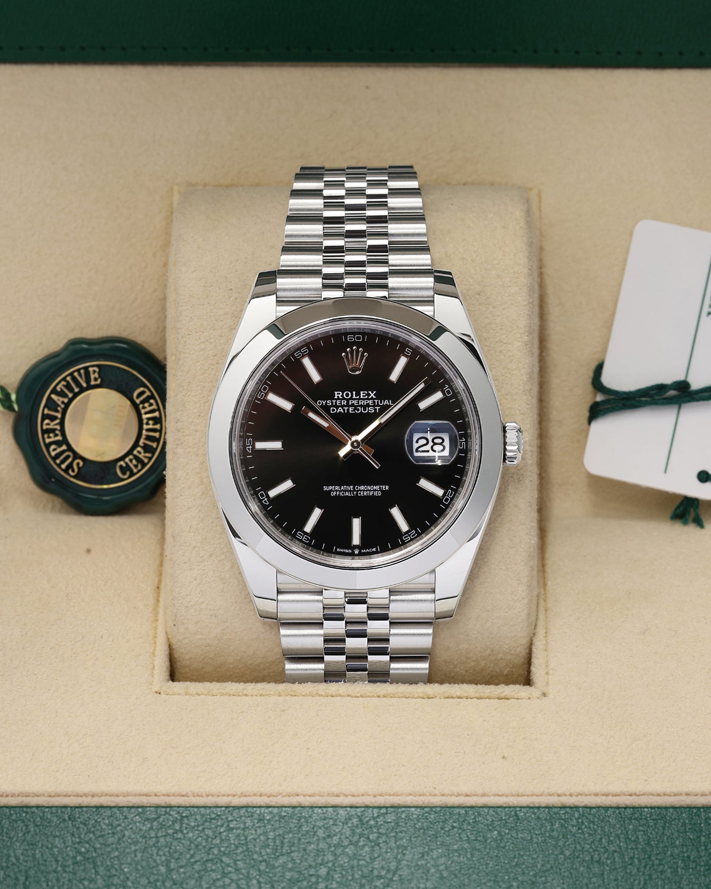 Rolex Datejust 41 Black 126300 – Noah's Fine Watches & Jewelry