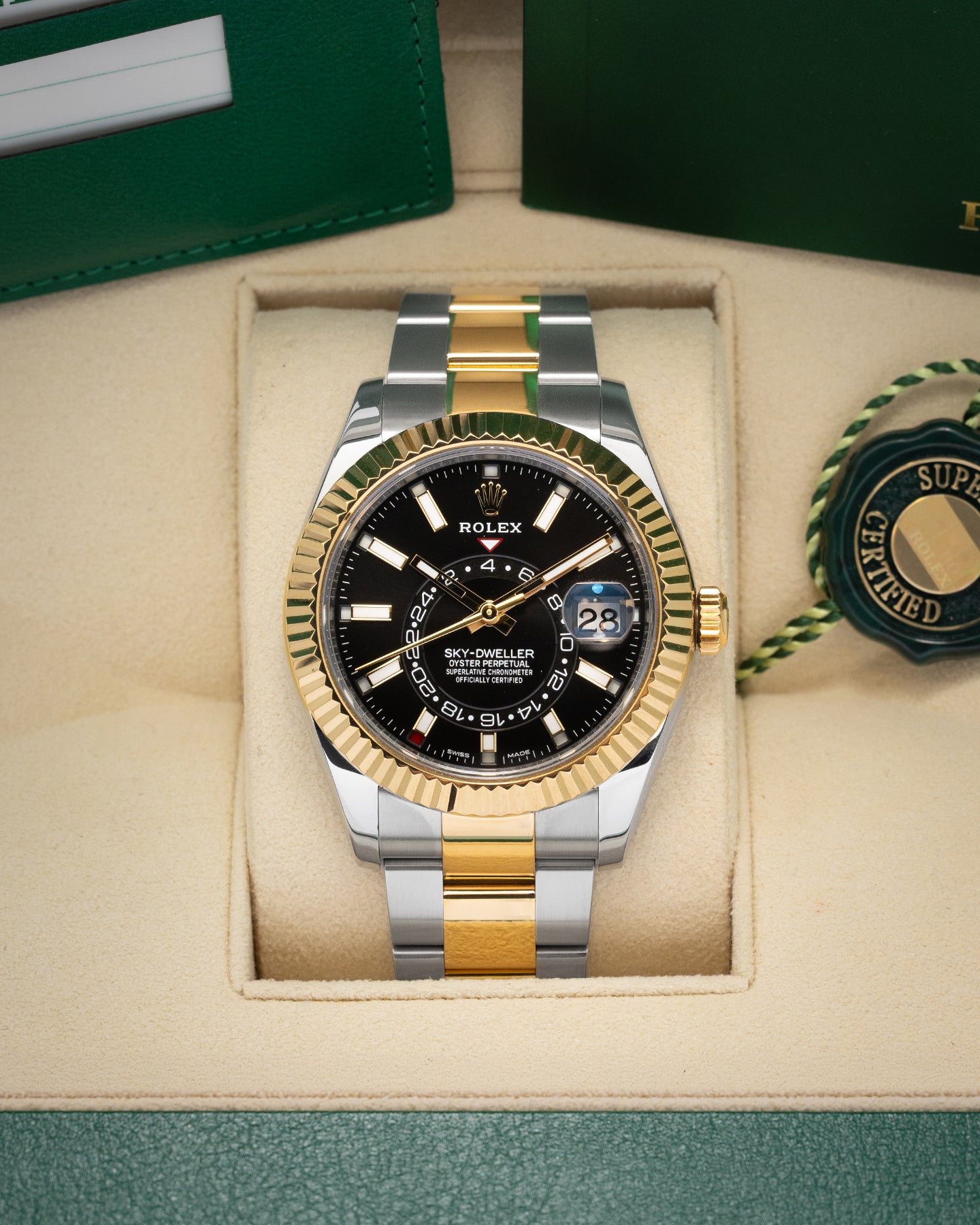 Two Tone Rolex Sky-Dweller 326933 | Noah's Fine Jewelry & Watches DFW