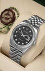 Black Jubilee Rolex Datejust 116234 | Noah's Fine Watches Dallas, Texas
