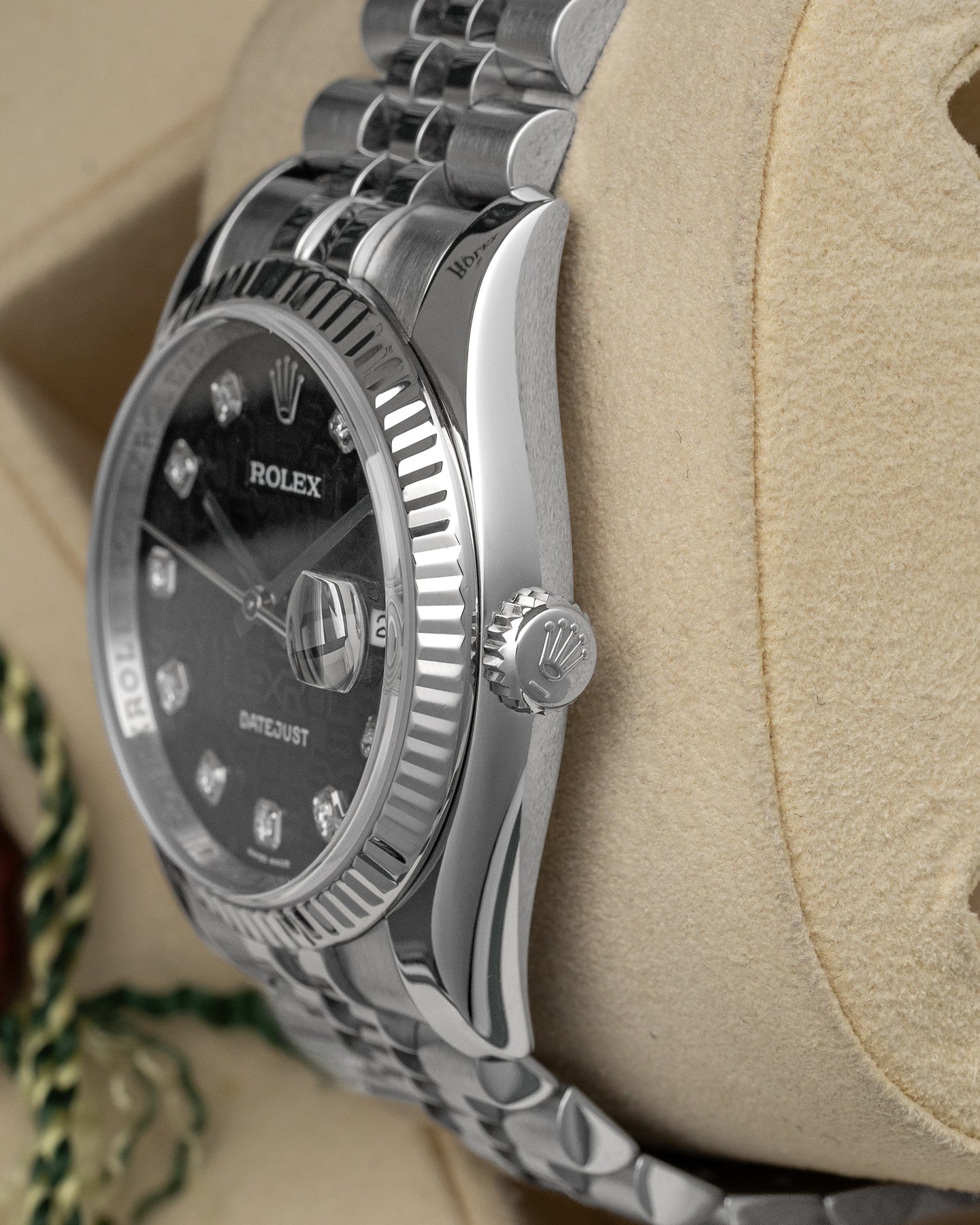Black Jubilee Rolex Datejust 116234 | Noah's Fine Watches Dallas, Texas