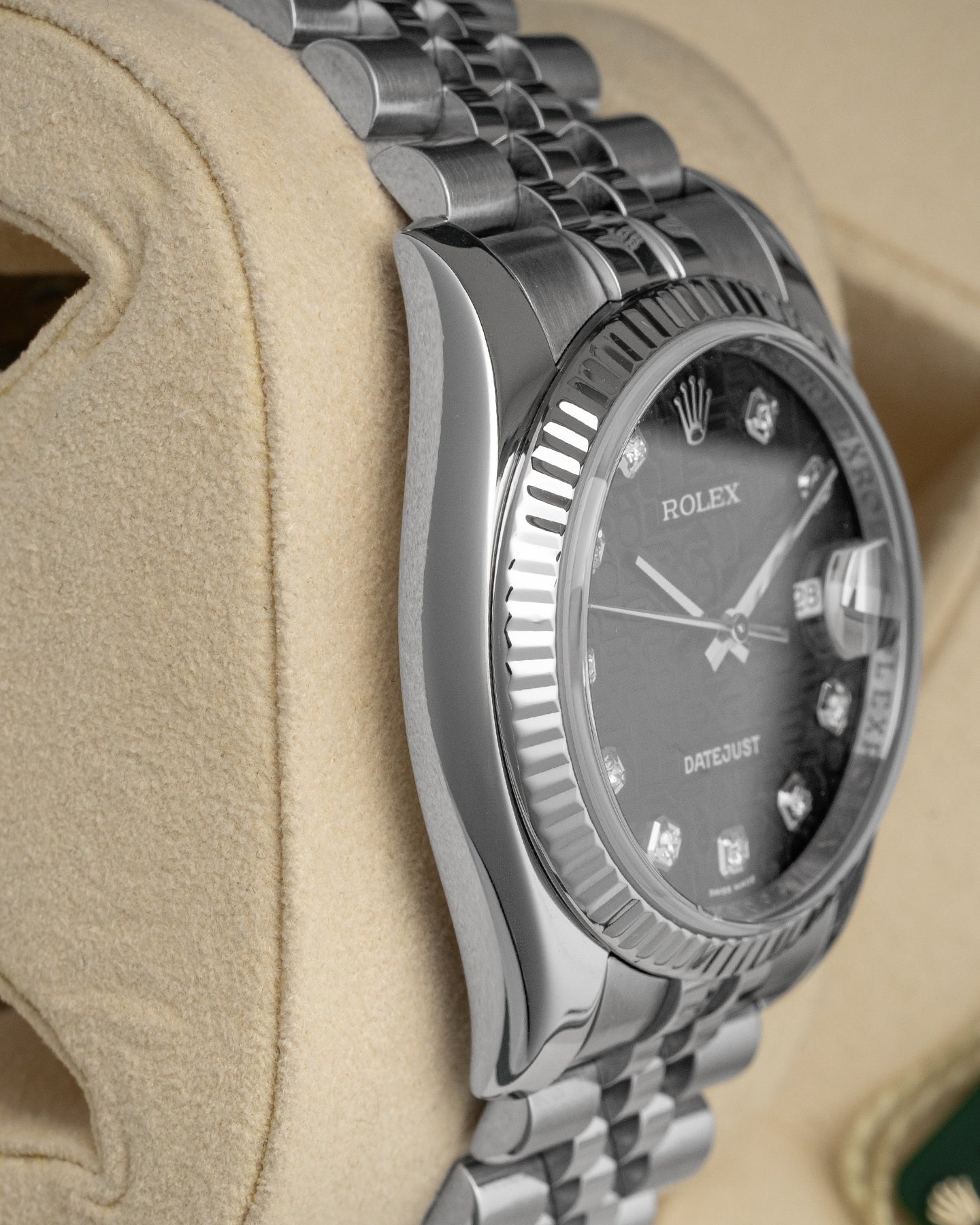 Black Jubilee Rolex Datejust 116234 | Noah's Fine Watches Dallas, Texas