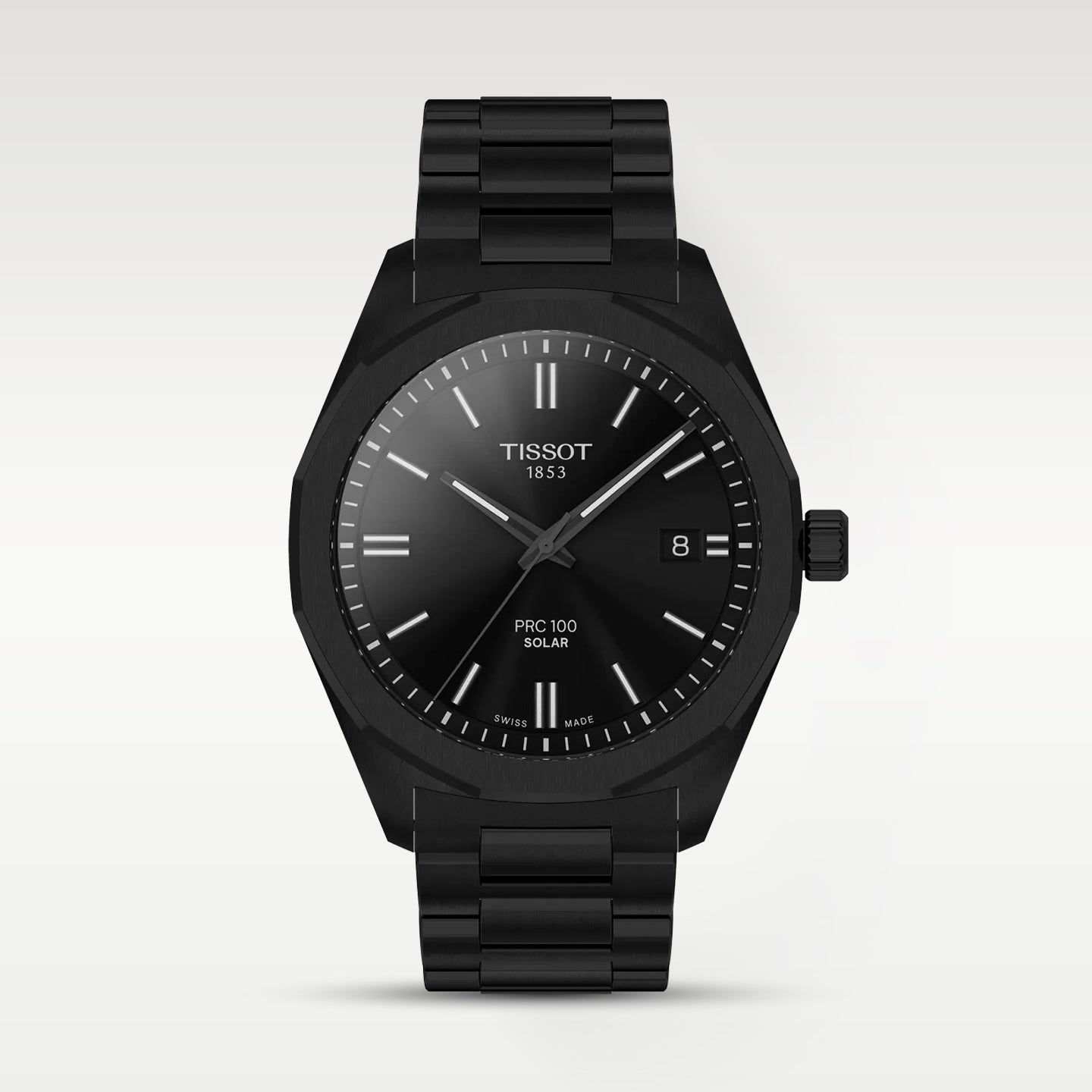 Black PVD Coated Tissot PRC 100 Solar T151.422.33.051.00 | Noah's Fine Watches