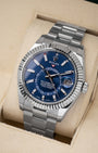 Blue Dial Rolex Sky-Dweller 326934 | Noahs Fine Watches & Jewelry DFW
