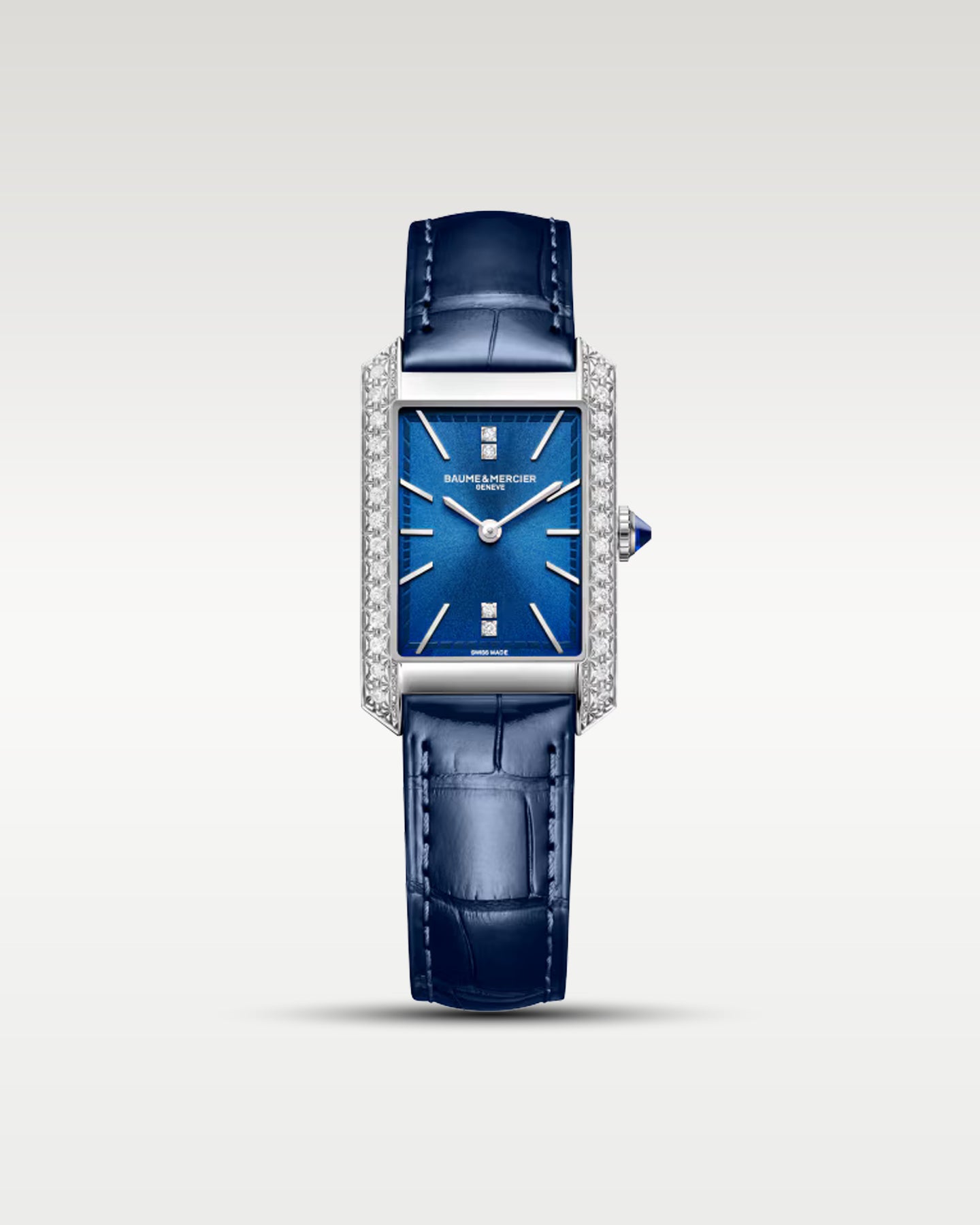 Diamond Set Steel Baume & Mercier Hampton 10709 | Noah's Fine Watches & Jewelry