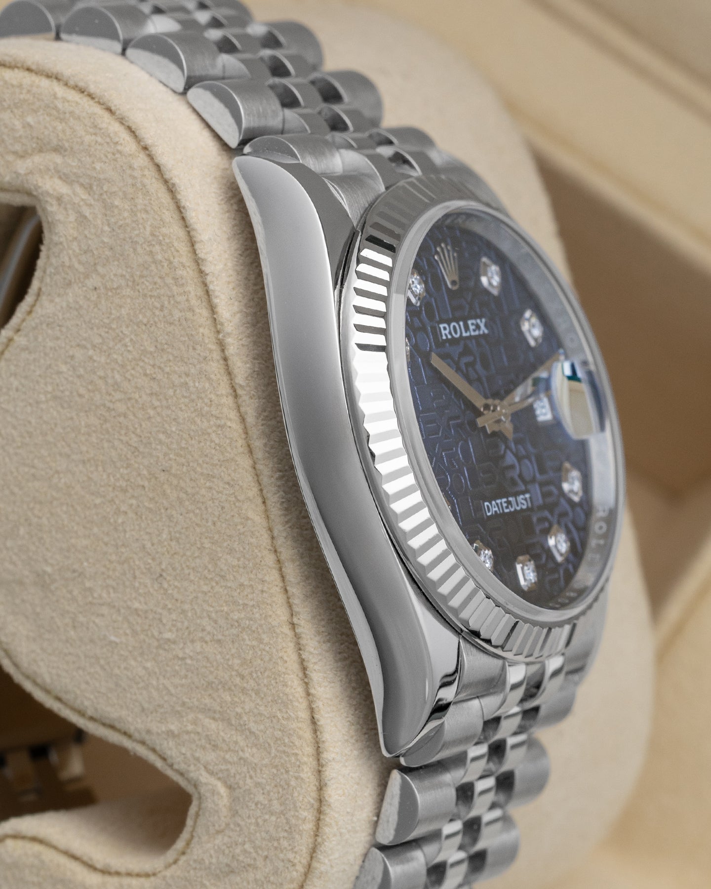 Blue Diamond Jubilee Dial Rolex Datejust 116234 | Noah's Fine Watches & Jewelry