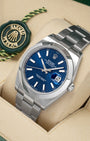 Blue Index Rolex Datejust 41 126300 | Noah's Fine Watches Dallas, Texas