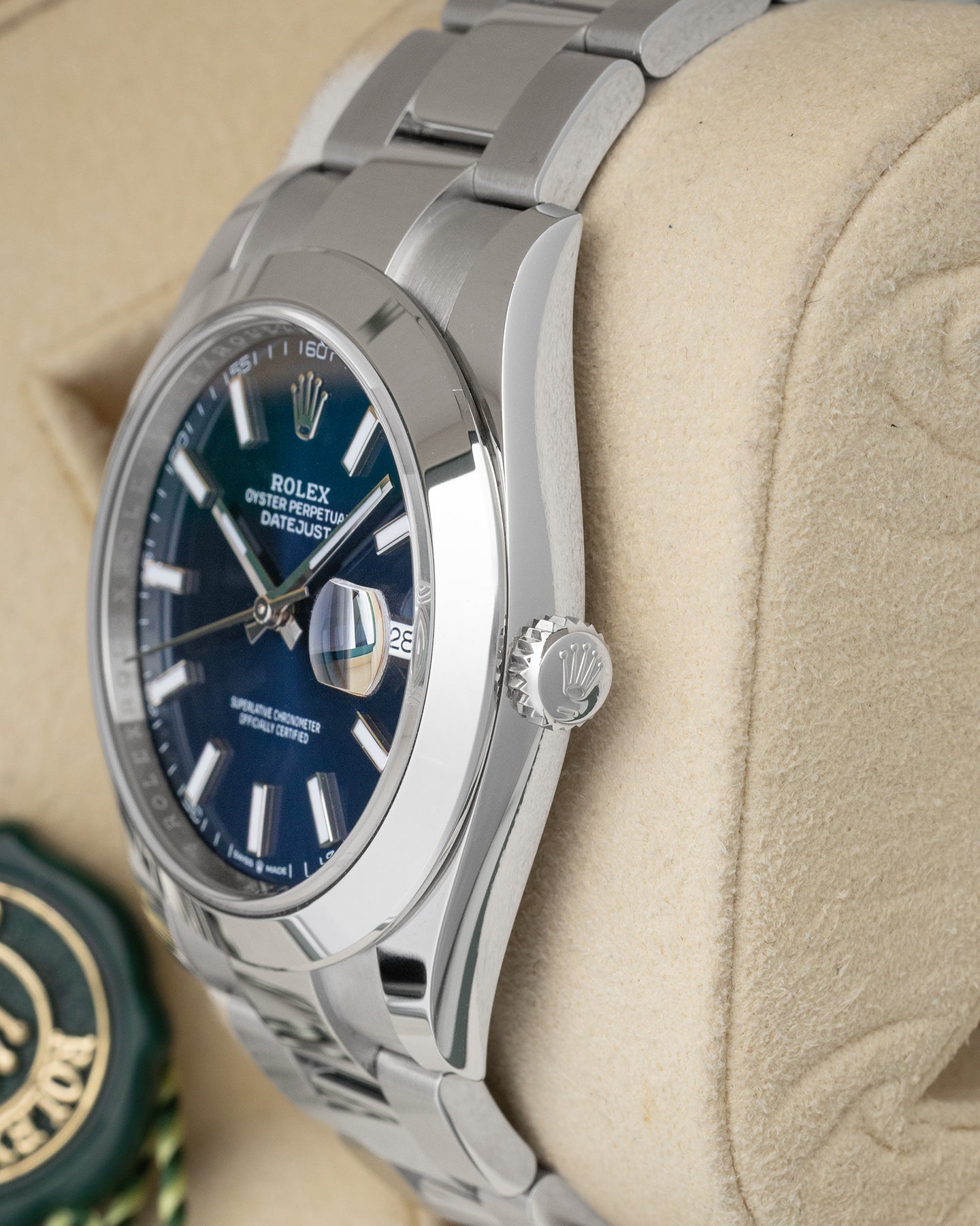 Blue Index Rolex Datejust 41 126300 | Noah's Fine Watches Dallas, Texas