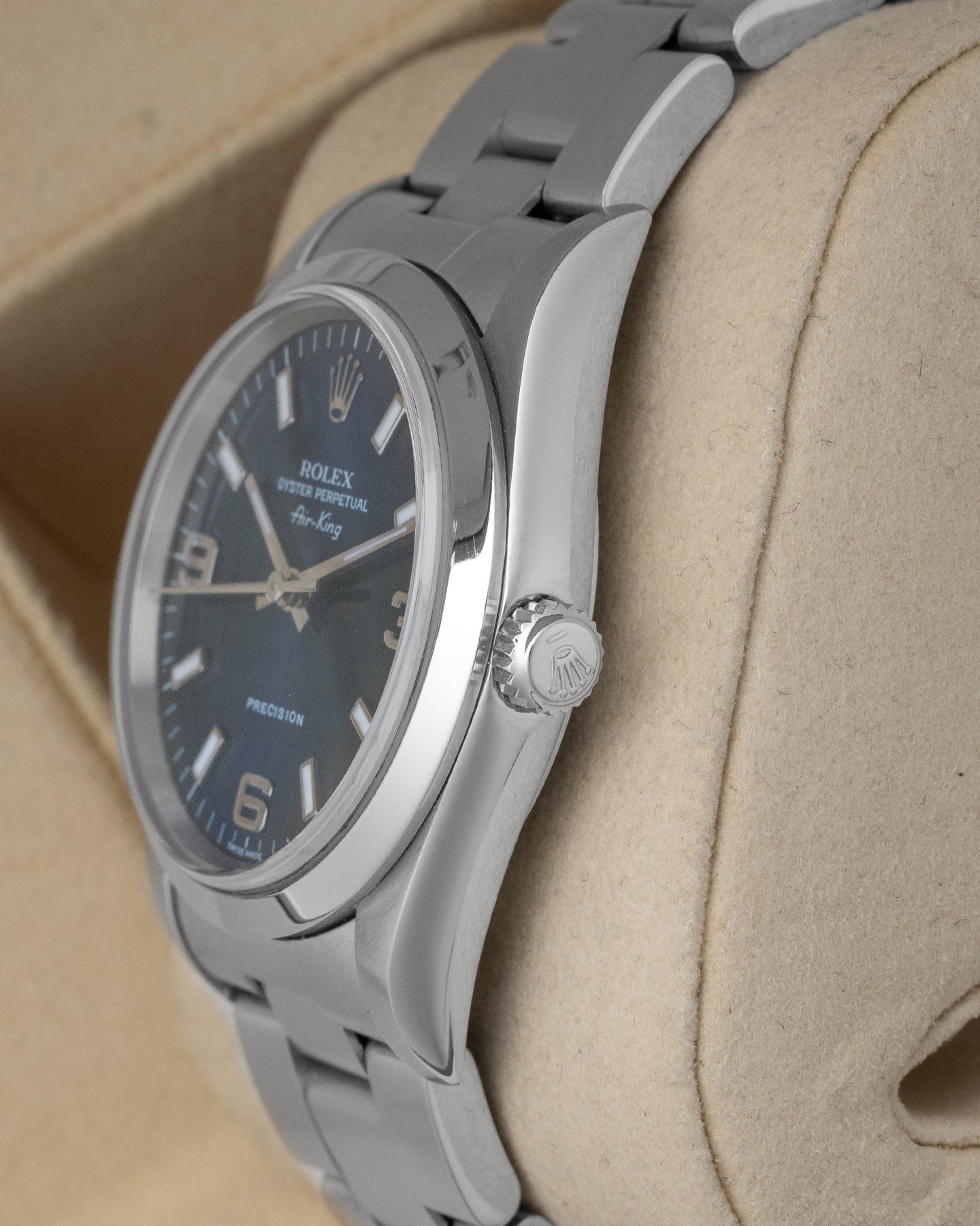 1999 Rolex Air-King 34 14000 | Noah's Fine Watches Dallas, Texas